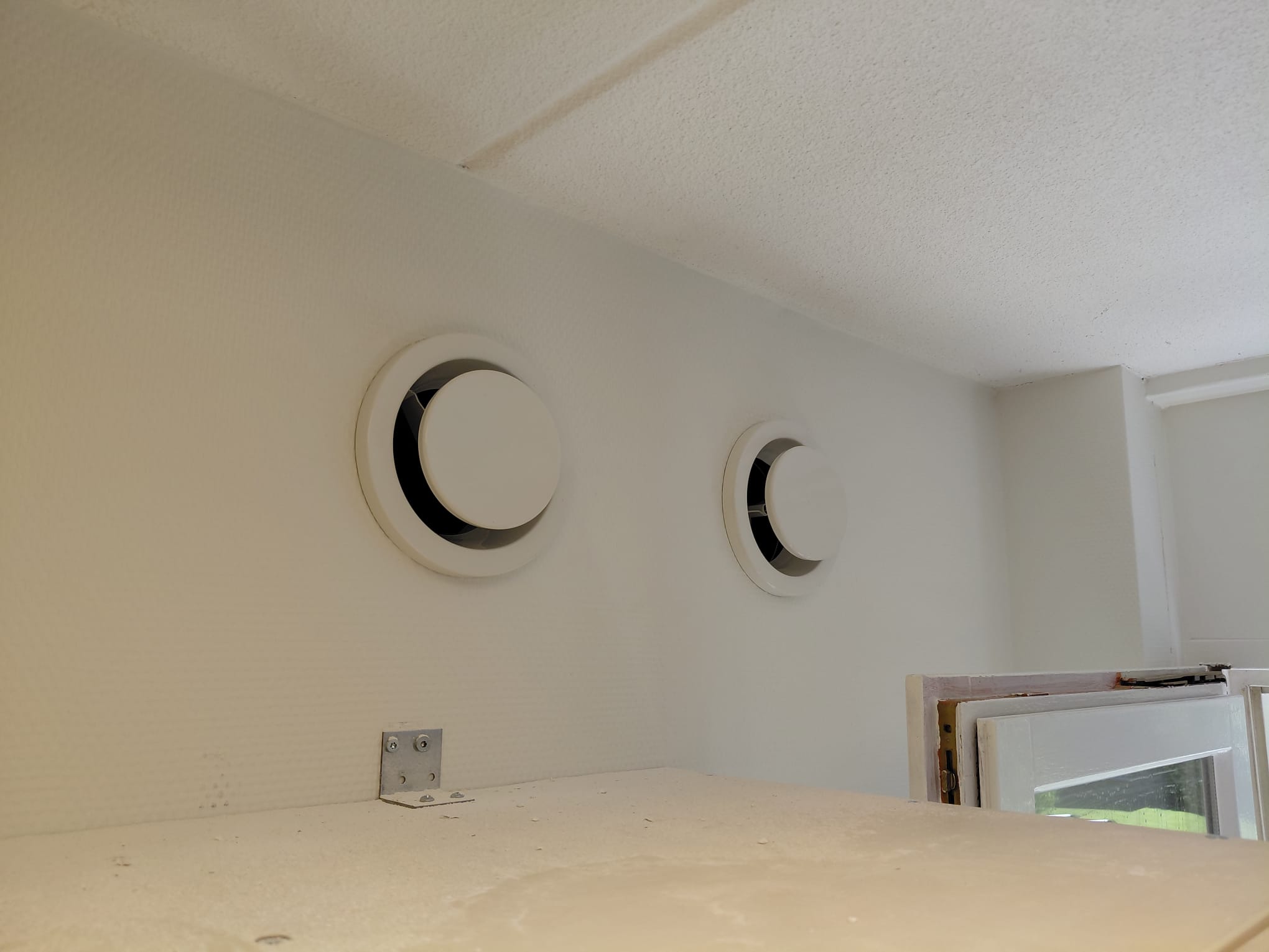Duco ventilatierooster close-up